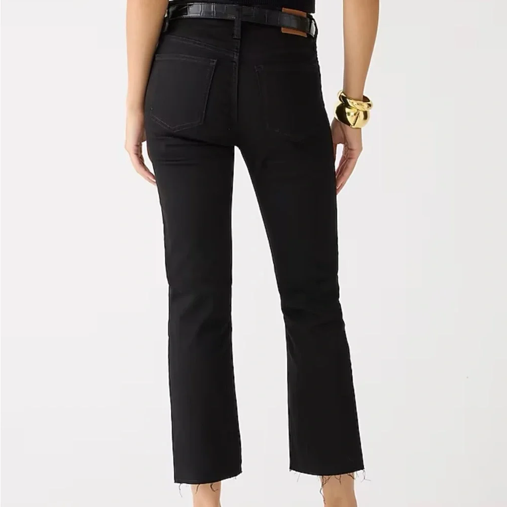 J. Crew Black Ankle-Cropped Jeans
